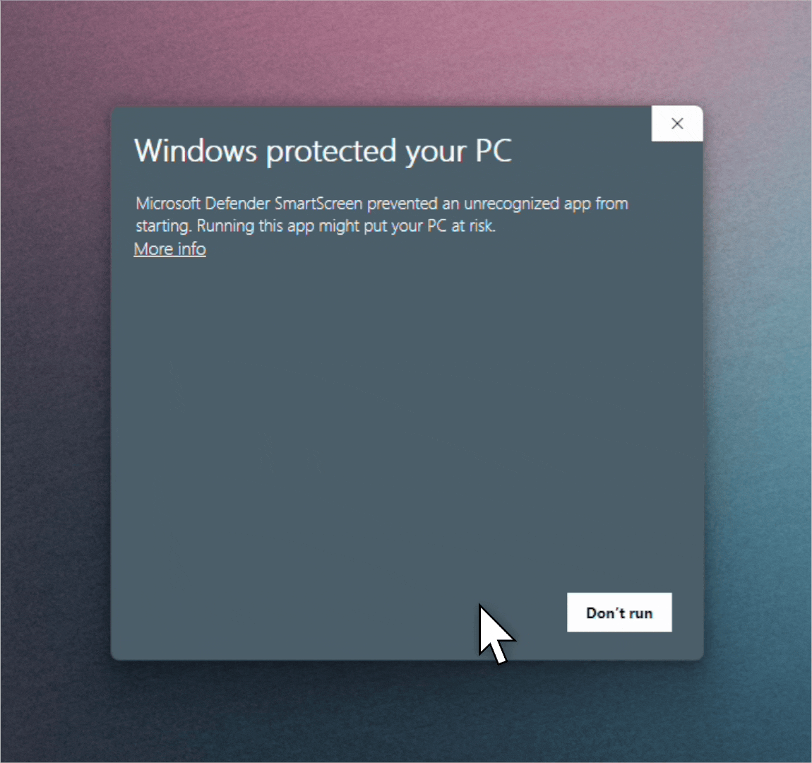 Micirosoft Defender SmartScreen